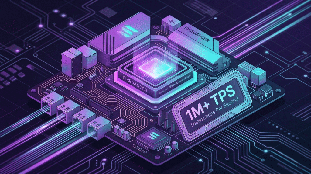 Firedancer validator client — Solana 1 million TPS performance engine